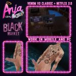 Combo Nu Venom V2 Classic +  Sala Netflix 2.0 - Mercado Negro Imvu